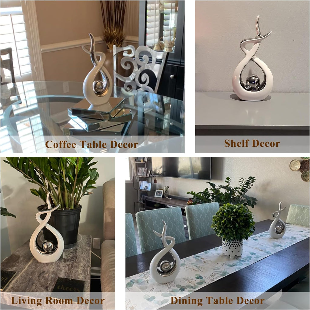 Home Decor Modern Art Ceramic Statue Table House Decorations for Dining Room Living Room Office Centerpiece