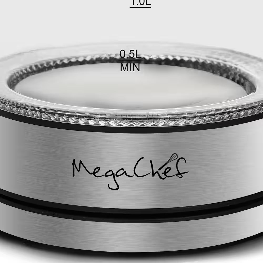 7.6 Cup Stainless Steel Cordless Electric Kettle with LED Base