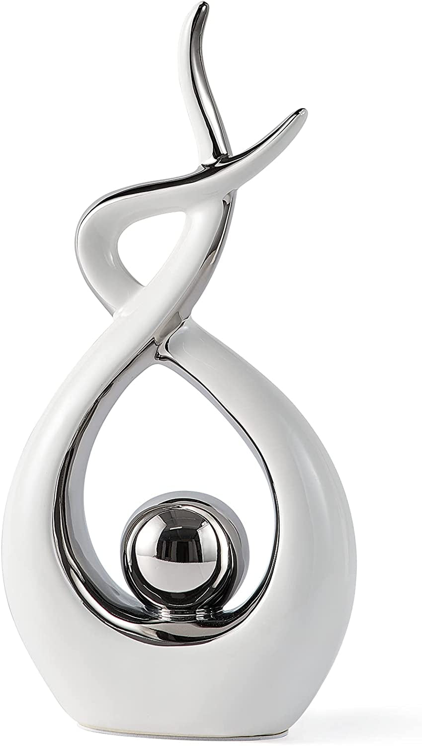 Home Decor Modern Art Ceramic Statue Table House Decorations for Dining Room Living Room Office Centerpiece