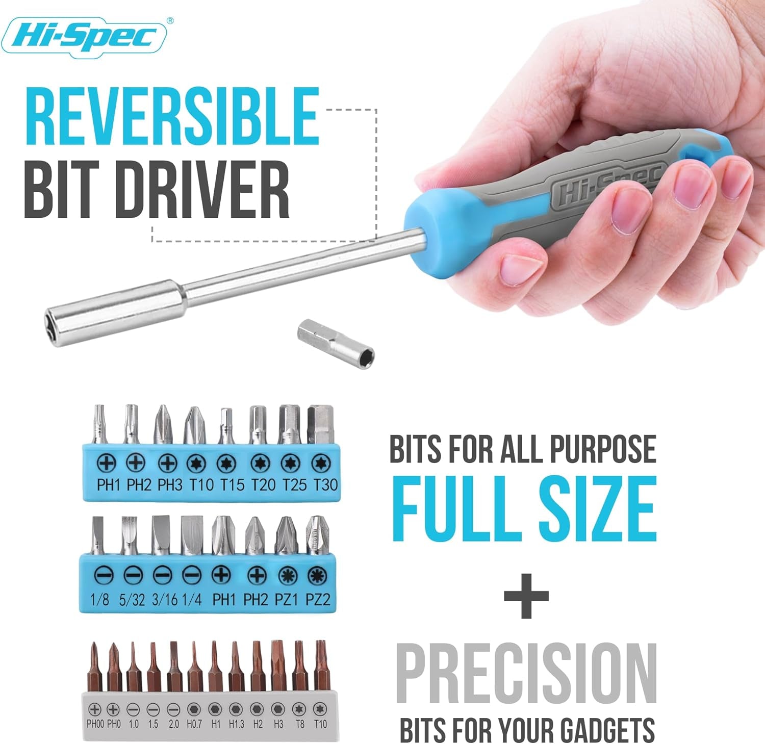 Tool Set, Blue Household Starter Set with Tool Box, Car Toolkit, Tools for Home Office Dorm Room Essentials, Easy to Carry and Store