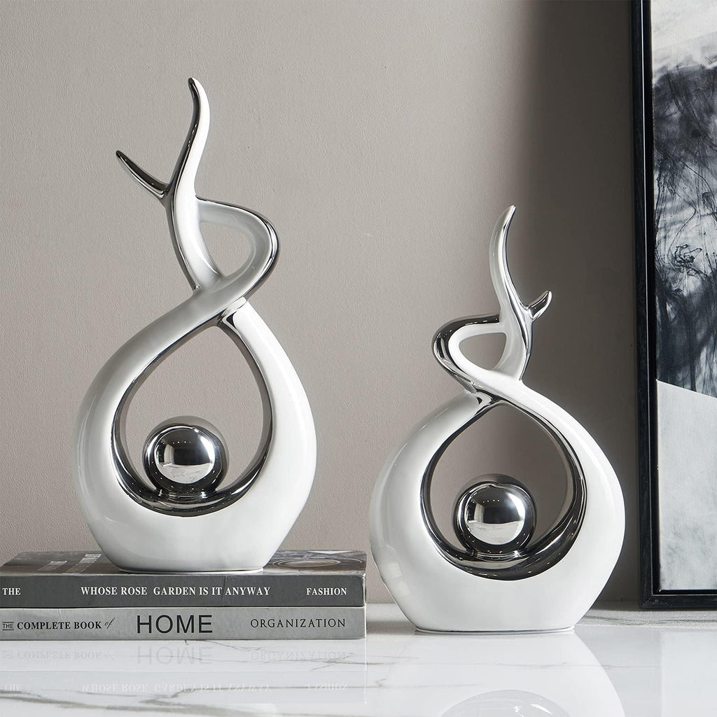 Home Decor Modern Art Ceramic Statue Table House Decorations for Dining Room Living Room Office Centerpiece
