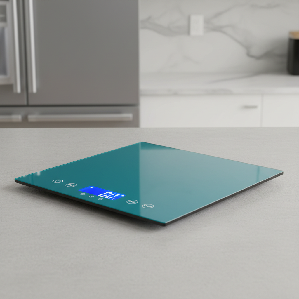 Touch Professional Digital Kitchen Scale 12 lb Teal